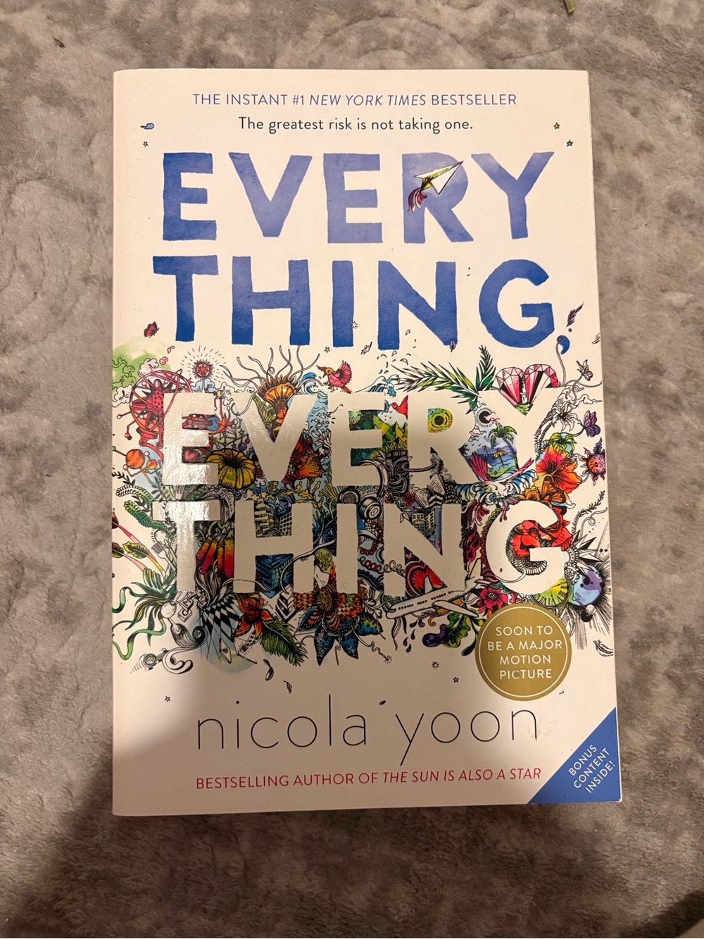Every Thing, Every Thing by Nicola Yoon - White Cover